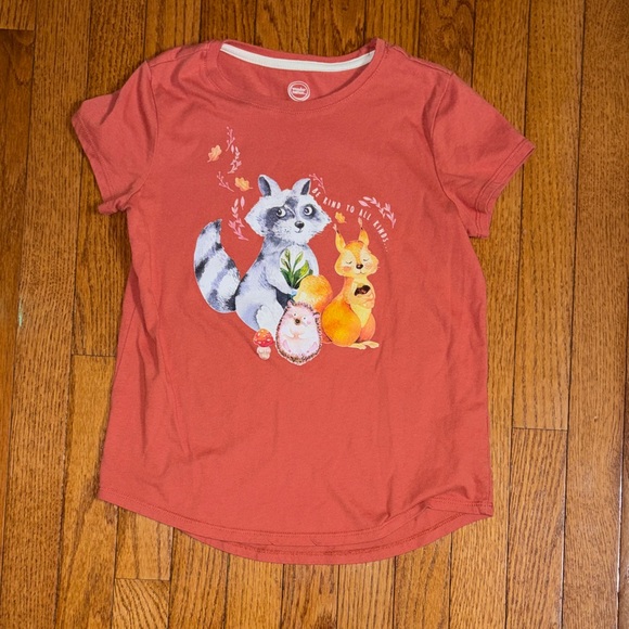 Old Navy Other - Old Navy Kids Coral Tee with Animal Print